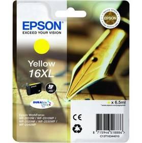 Inkoustová náplň Epson T1634 XL, 450 stran (C13T16344010) žlutá