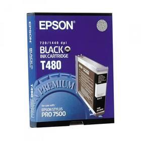 Inkoustová náplň Epson T480 (C13T480011) černý
