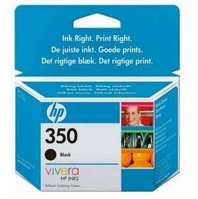 Inkoustová náplň HP No. 350, 4,5 ml (CB335EE) černá