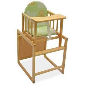 Jídelní židlička Cosing dřevěná - borivice
