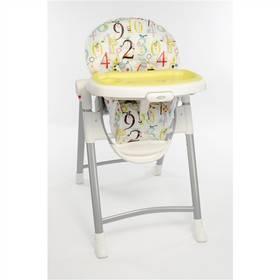 Jídelní židlička GRACO CONTEMPO G3A98 - Bloom bílá/žlutá