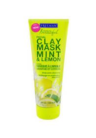 Jílová pleťová maska s mátou a citronem (Facial Clay Mask Mint & Lemon) 150 ml
