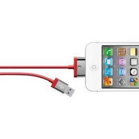 Kabel Belkin 30-pin MIXIT pro Apple, 2m (F8J041cw2m-RED) červený