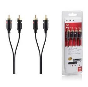 Kabel Belkin audio 2RCA, 10m (F3Y098bf10M) černý