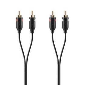 Kabel Belkin audio 2RCA, 1m (F3Y098bf1M) černý