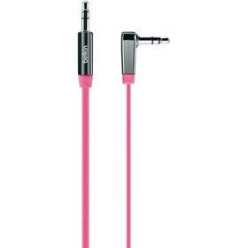 Kabel Belkin audio Jack 3,5mm MIXIT pravoúhlý, 0,9m (AV10128cw03-PNK) růžový