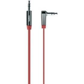 Kabel Belkin audio Jack 3,5mm MIXIT pravoúhlý, 0,9m (AV10128cw03-RED) červený