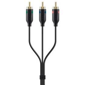 Kabel Belkin audio/video 3RCA, 1m (F3Y081bf1M) černý