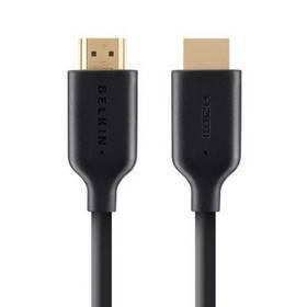 Kabel Belkin HDMI 1.4 zlacený, 2m (F3Y021bf2M) černý/šedý