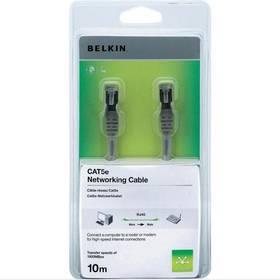 Kabel Belkin Patch CAT5E, 10m (A3L791cp10M-H-S) šedý