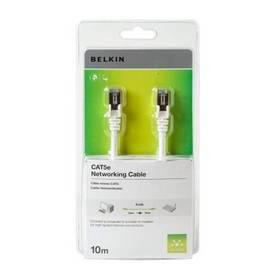 Kabel Belkin Patch CAT5E, 10m (A3L791cp10MWHHS) bílý