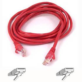 Kabel Belkin Patch CAT5E, 2m (A3L791b02M-REDS) červený