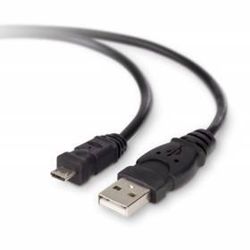Kabel Belkin USB 2.0 A - MicroB, 0.9m (F3U151cp0.9M) černý