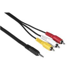 Kabel Hama 3,5mm jack - 3 cinch vidlice, 3 m (43090)