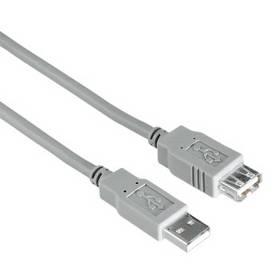 Kabel Hama USB A-A, 1,8m (30619) šedý