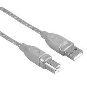 Kabel Hama USB A-B, 3m (45022) (Náhradní obal / Silně deformovaný obal 4586003140)