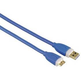 Kabel Hama USB A-Micro B, 1,8m (39682) modrý