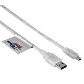 Kabel Hama USB A-Mini B, 1,8m (41533)
