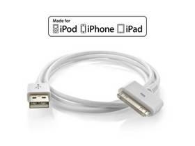 Kabel Puro pro Apple ipod/iphone/ipad, bílý (CABLEAPPLE1)
