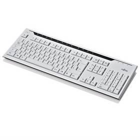 Klávesnice Fujitsu KB520 CZ (S26381-K520-L134) bílá