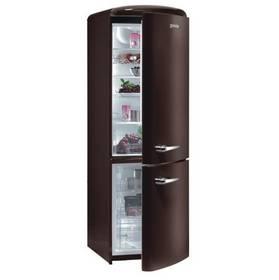 Kombinace chladničky s mrazničkou Gorenje Retro RK 60359 OCH hnědá