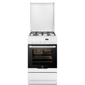 Kombinovaný sporák Electrolux EKK54503OW bílý