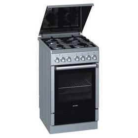 Kombinovaný sporák Gorenje K 57220 AX nerez