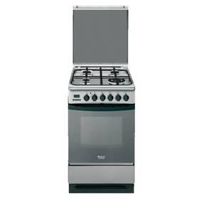 Kombinovaný sporák Hotpoint-Ariston Standard C 35S P6 (X) R /HA S nerez