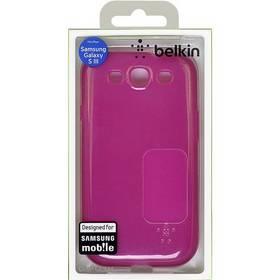 Kryt na mobil Belkin Metallic Grip Case pro Samsung Galaxy SIII (F8M400cwC02) růžový