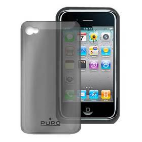 Kryt na mobil Puro CRYSTAL pro Apple iPhone 4 (IPHONECRY4BLK) černý