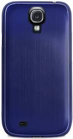 Kryt na mobil Puro Metal pro Samsung Galaxy S4 (SGS4METALBLUE) modrý