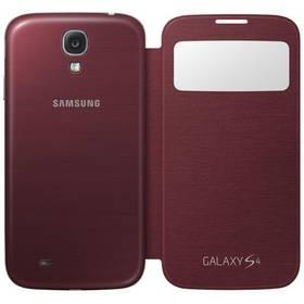 Kryt na mobil Samsung EF-CI950BREG flip S-view pro Galaxy S4 (i9505) (EF-CI950BREGWW) červený