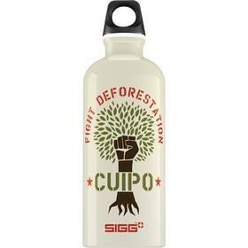 Láhev na pití Sigg Cuipo Cuipo Fight Deforestation 0,6 L bílá