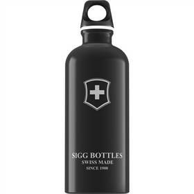 Láhev na pití Sigg Swiss Emblem Swiss Emblem Black 0,6 L černá