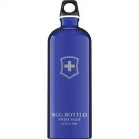Láhev na pití Sigg Swiss Emblem Swiss Emblem Dark Blue 1,0 L modrá