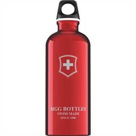 Láhev na pití Sigg Swiss Emblem Swiss Emblem Red 0,6 L červená
