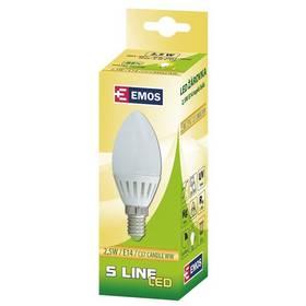LED žárovka EMOS LED-S5 C37 WW