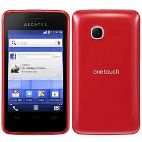 Mobilní telefon ALCATEL ONETOUCH T´Pop 4010D Dual Sim - Flash red (4010D-2BALCZ1-S-40)