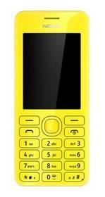 Mobilní telefon Nokia Asha 206 Dual Sim žlutý