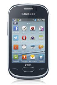 Mobilní telefon Samsung Rex 70 (S3802) Dual Sim - Metalic blue (GT-S3802MBAETL) modrý (vrácené zboží 8214033012)