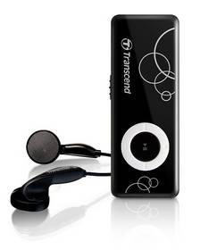 MP3 přehrávač Transcend MP300 8GB (TS8GMP300K) černý