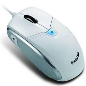 Myš Genius CamMouse (2MP Foto, QR čtečka) (31010169102) stříbrná/bílá