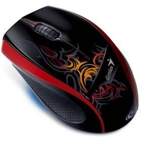 Myš Genius DX 7010 Tattoo (31030074108) černá/červená