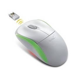 Myš Genius NS-6000 (31030089105) bílá/zelená