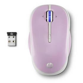 Myš HP Wireless Mouse X3300 (H4N95AA#ABB) růžová