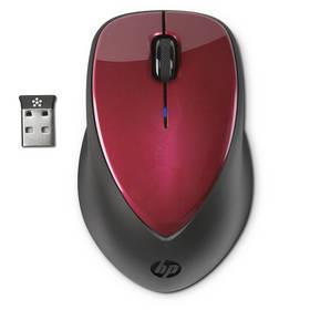 Myš HP Wireless Mouse X4000 (H1D33AA#ABB) červená