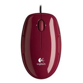 Myš Logitech Laser Mouse LS1 Cinnamon (910-001032) červená