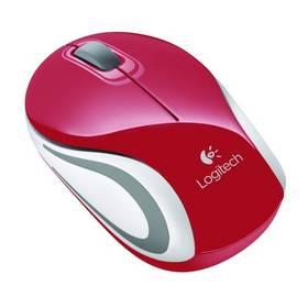 Myš Logitech Wireless Mouse M187 (910-002737) červená