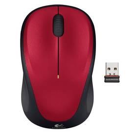 Myš Logitech Wireless Mouse M235 (910-002497) černá/červená
