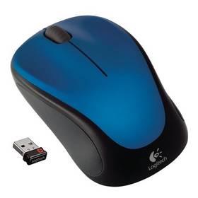 Myš Logitech Wireless Mouse M235 Steel Blue (910-003037)